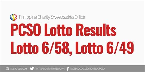 PCSO Lotto Result November 12, 2023 6/58, 6/49, Swertres, EZ2.